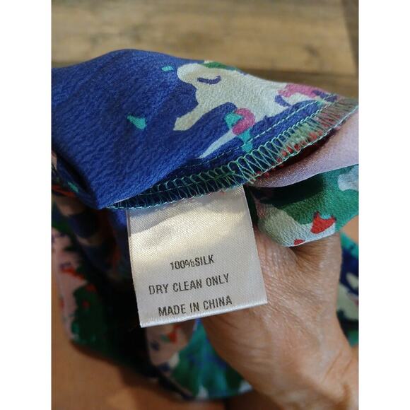 Y2K Style Jaloux Silk Multicolor Beaded Racerback Tank S - Picture 7 of 7